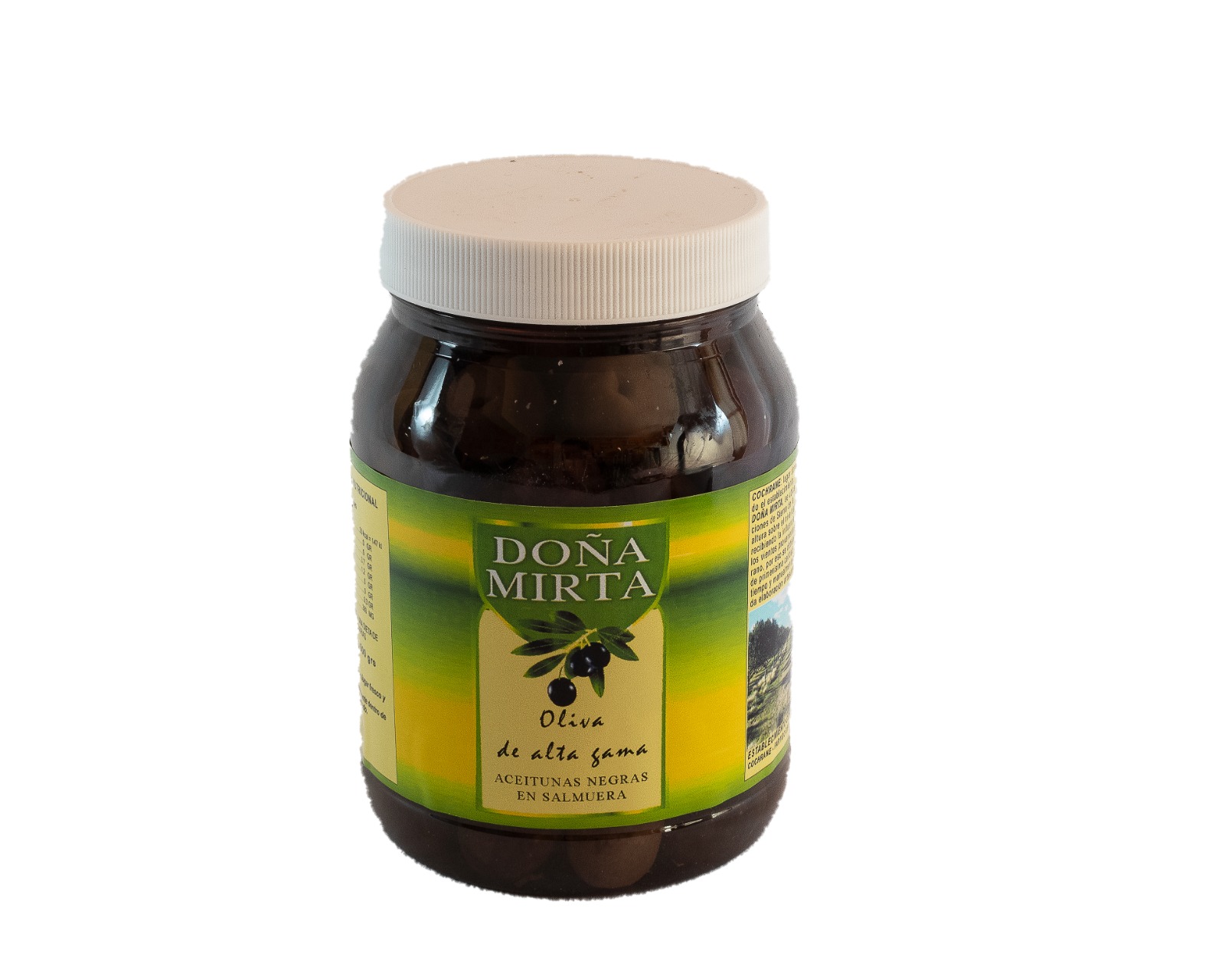 Aceitunas negras con carozo de 1/2 kg
