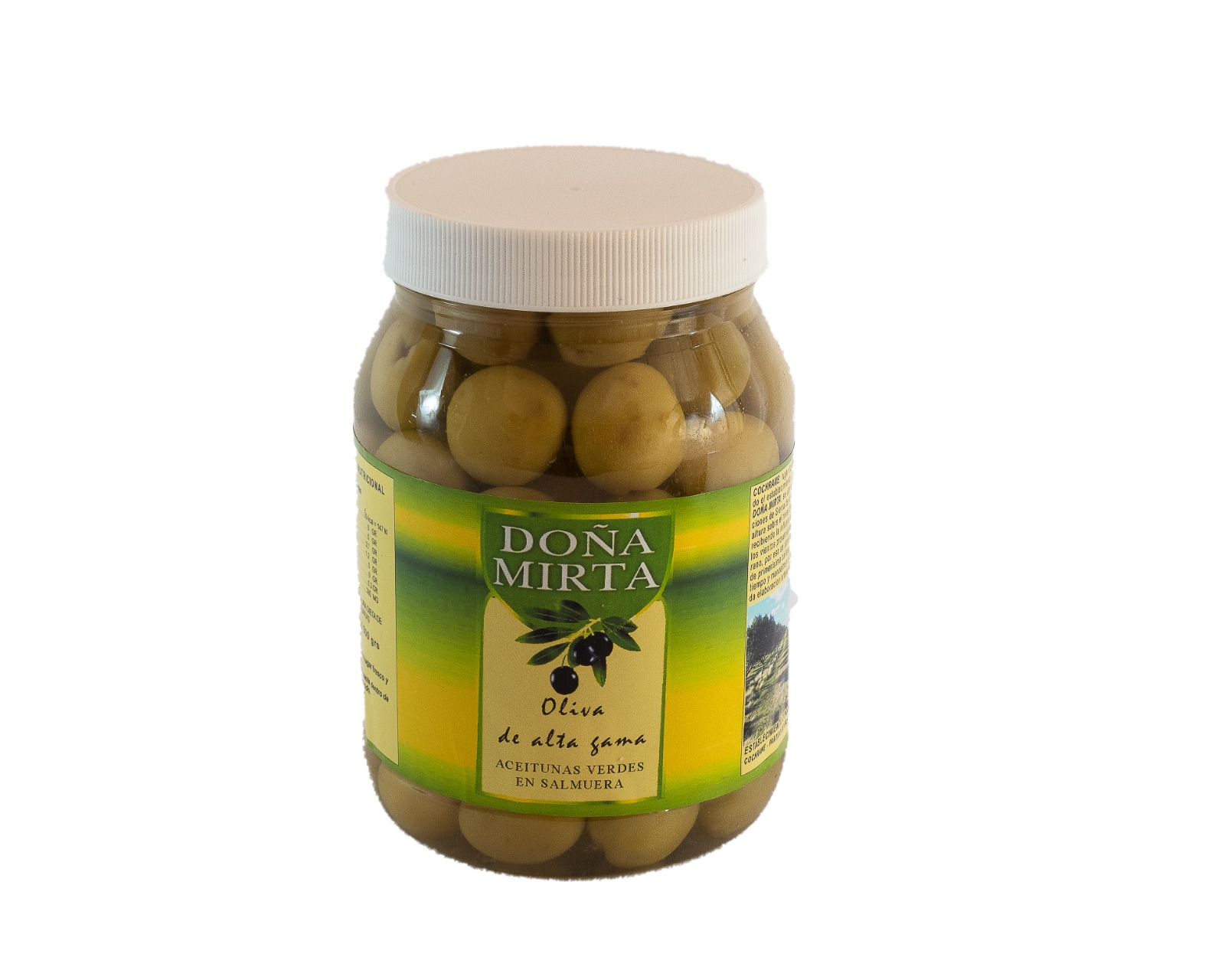 Aceitunas verdes con carozo de 1/2 kg